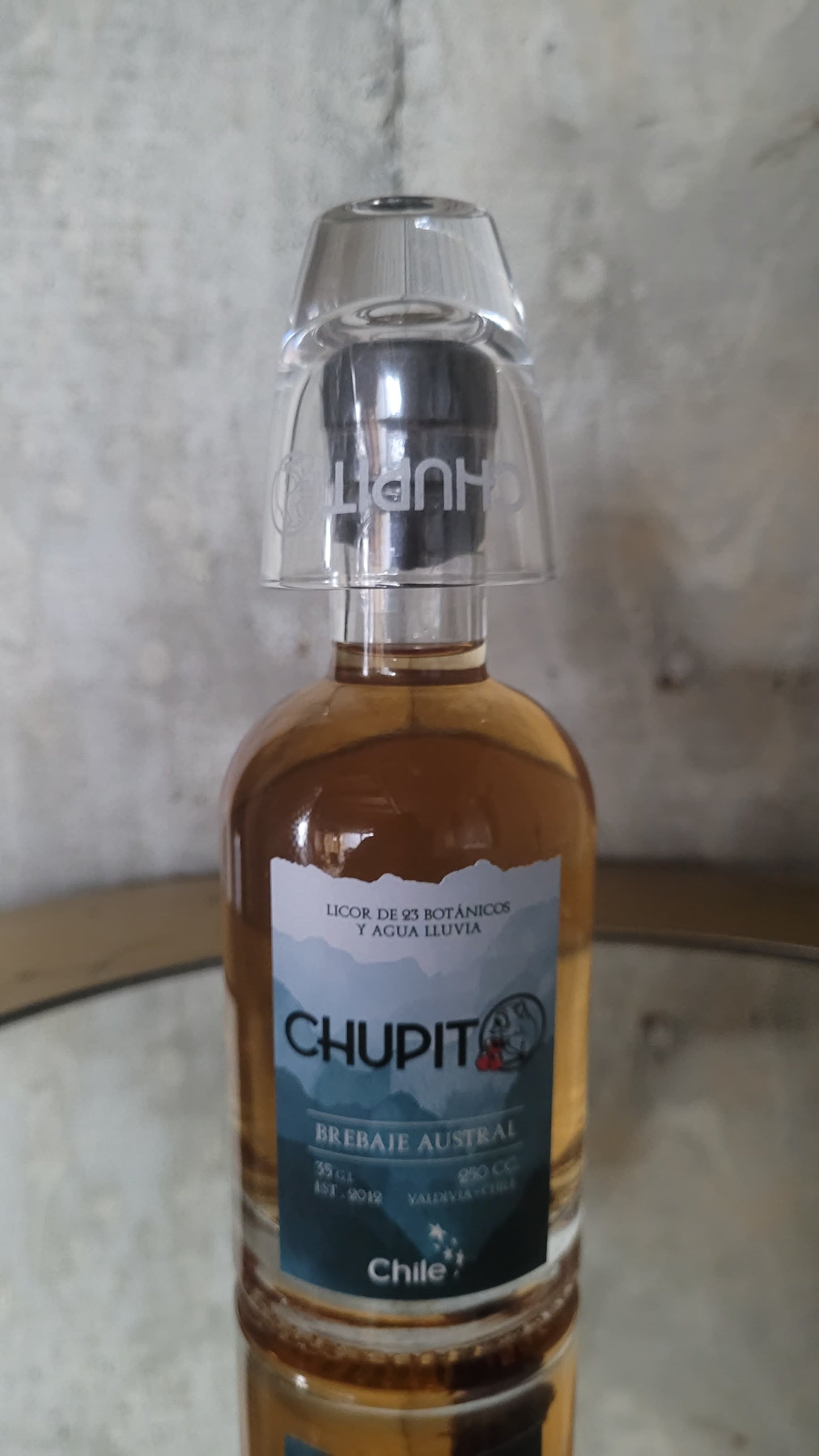 Botella Chupito 200 ml + Vaso Chupito